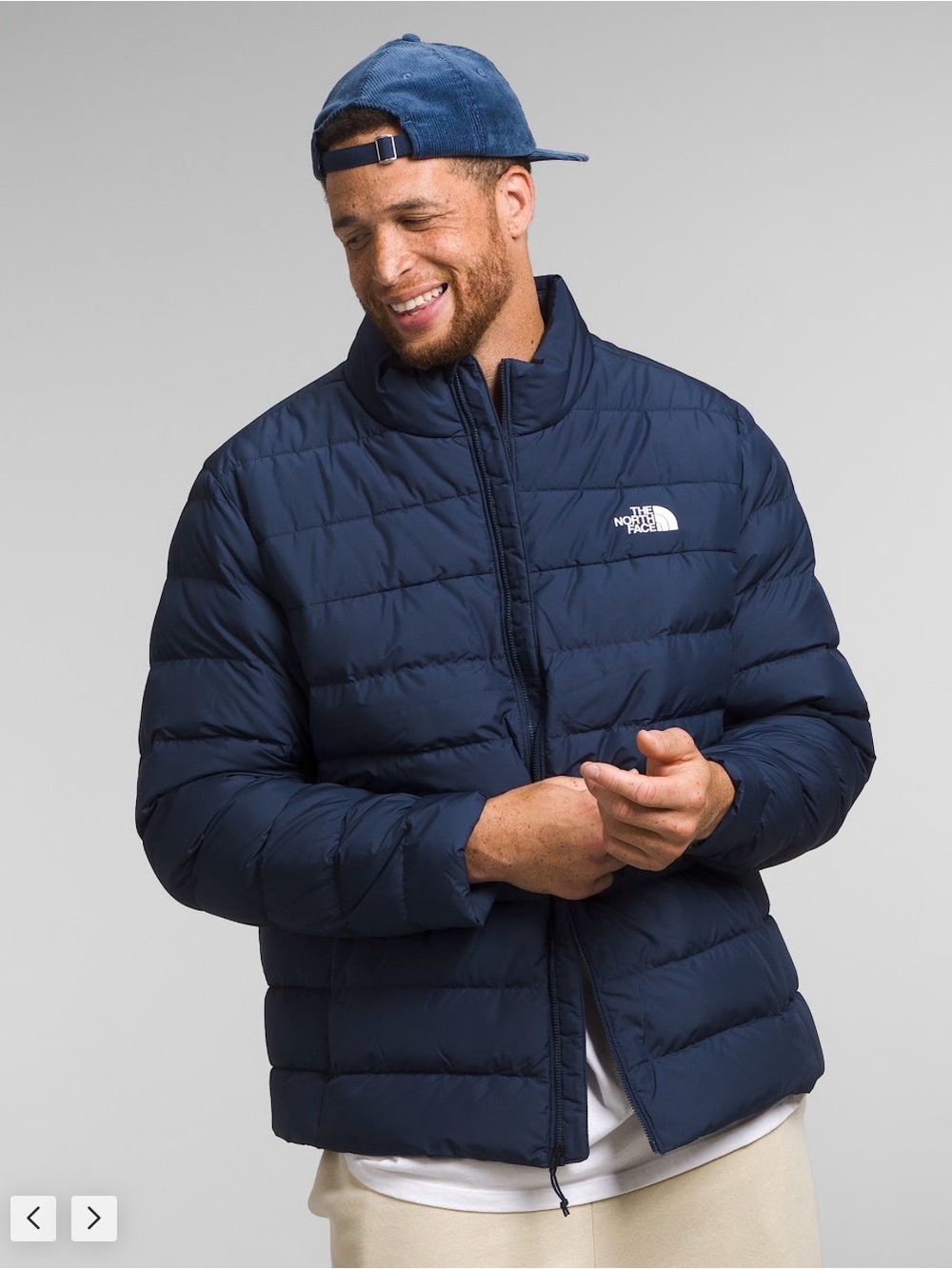 The North Face Men’s Big Aconcagua 3 Jacket Navy Puffer 4X NWT Gorpcore NF0A84KG